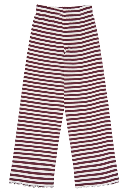 The New Sweatpants Moore Rib - Gardenia Striped